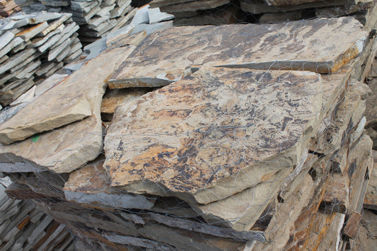 FLAGSTONE THICK OKLAHOMA-BROWN