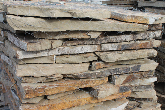 FLAGSTONE THICK OKLAHOMA-BROWN