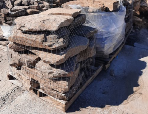 FIELDSTONE-STEPS OR LEDGES