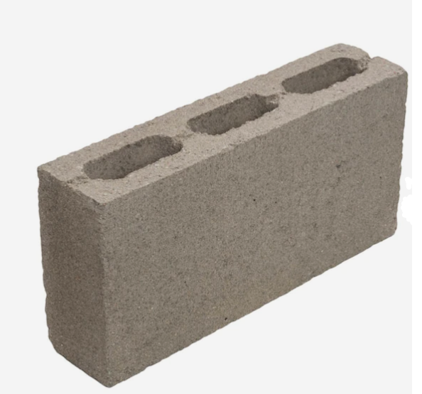 HALF CINDER BLOCK (4"X8"X16")