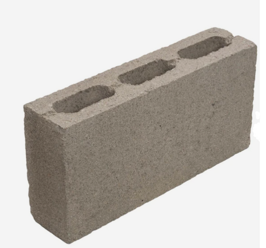 HALF CINDER BLOCK (4"X8"X16")